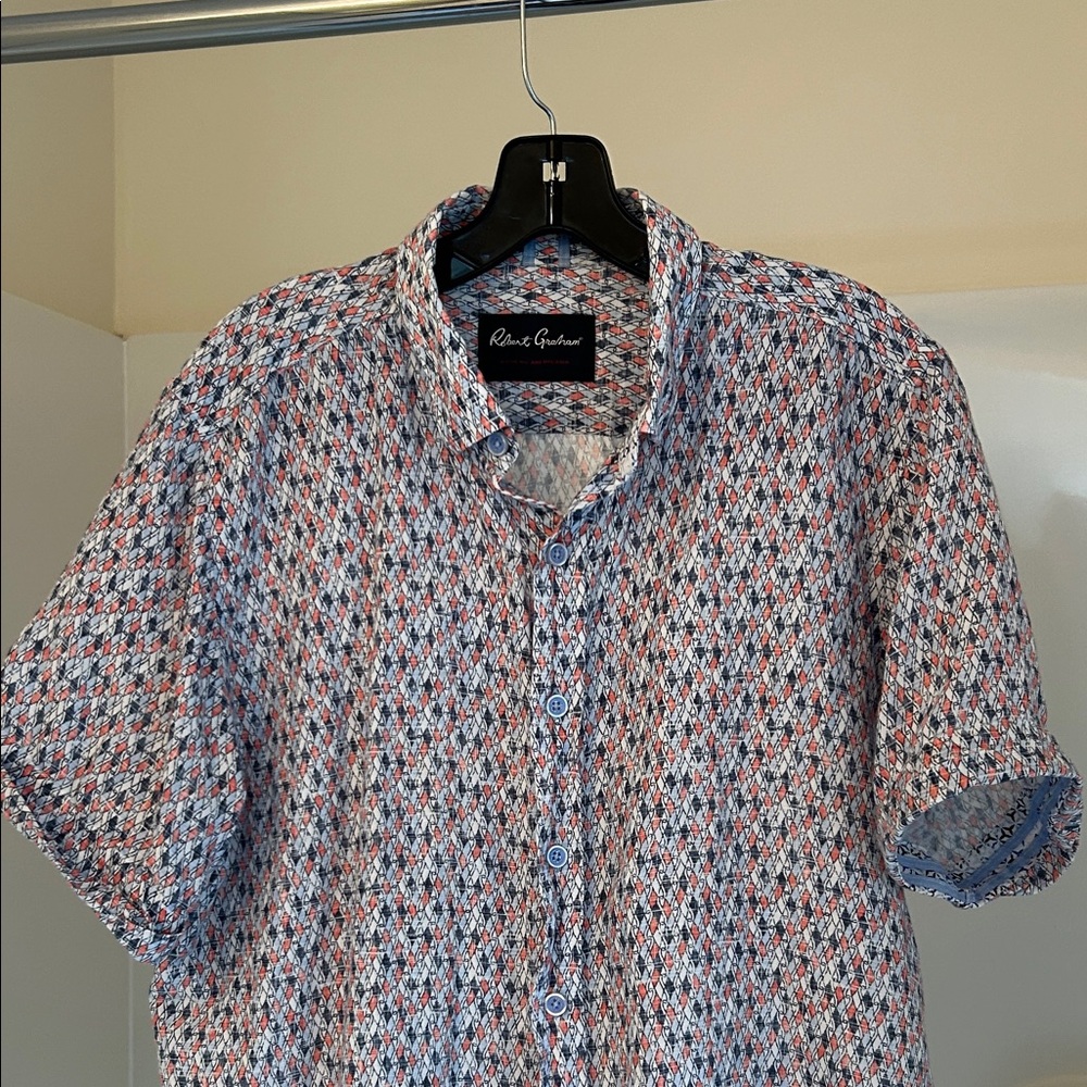 Robert Graham Men's Multicolor Patterned Shirt